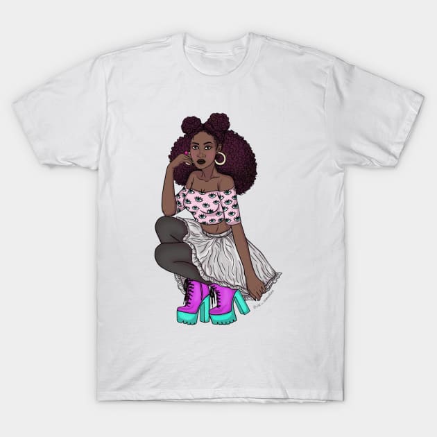 Girl Power T-Shirt by @isedrawing